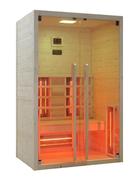 DHARANI S2 - Sauna interior de infravermelhos para 1 ou 2 pessoas