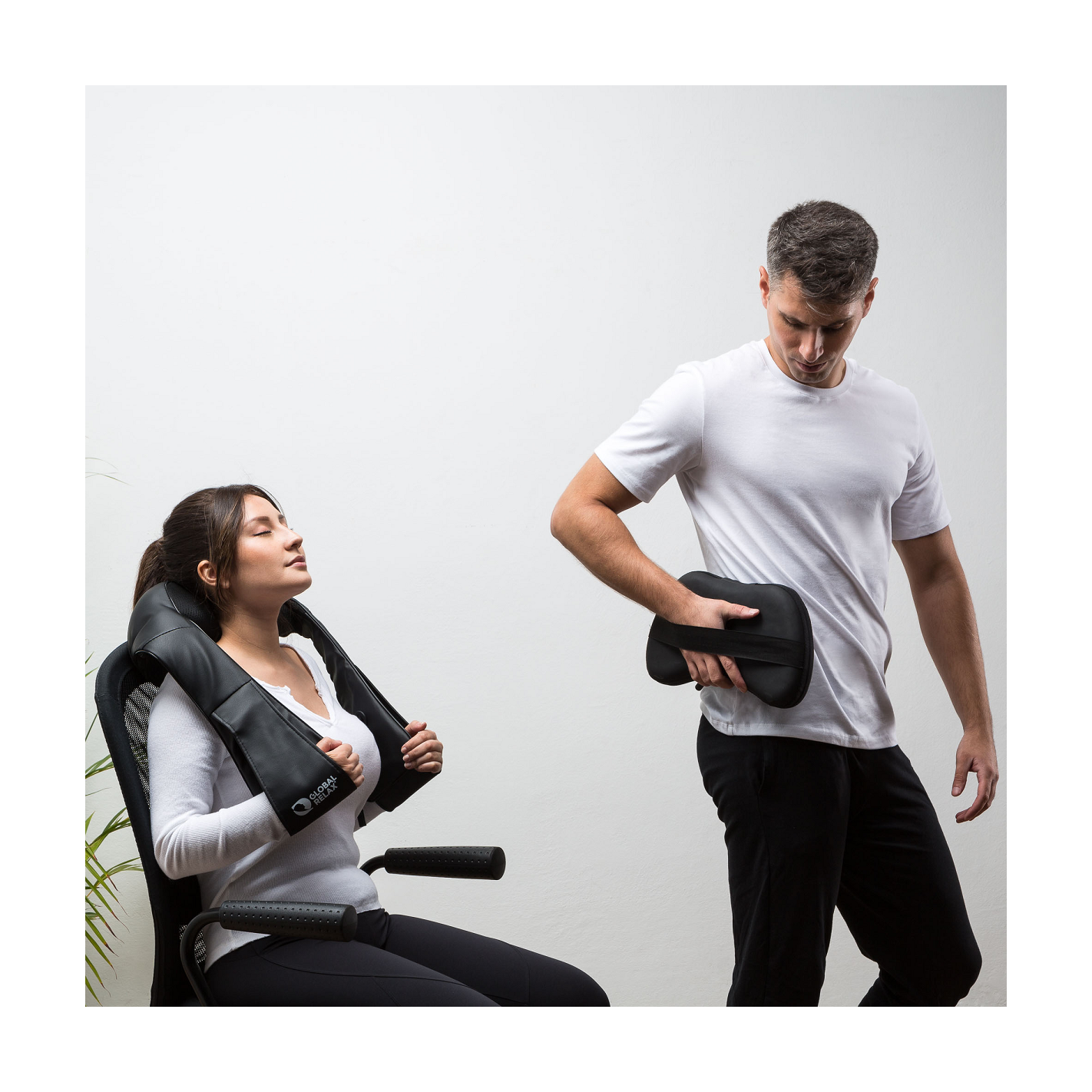 MONDO Neck, shoulder and back massager I Infrared thermotherapy I Infrared thermotherapy