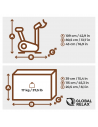 EKA X® Professional folding exercise bike