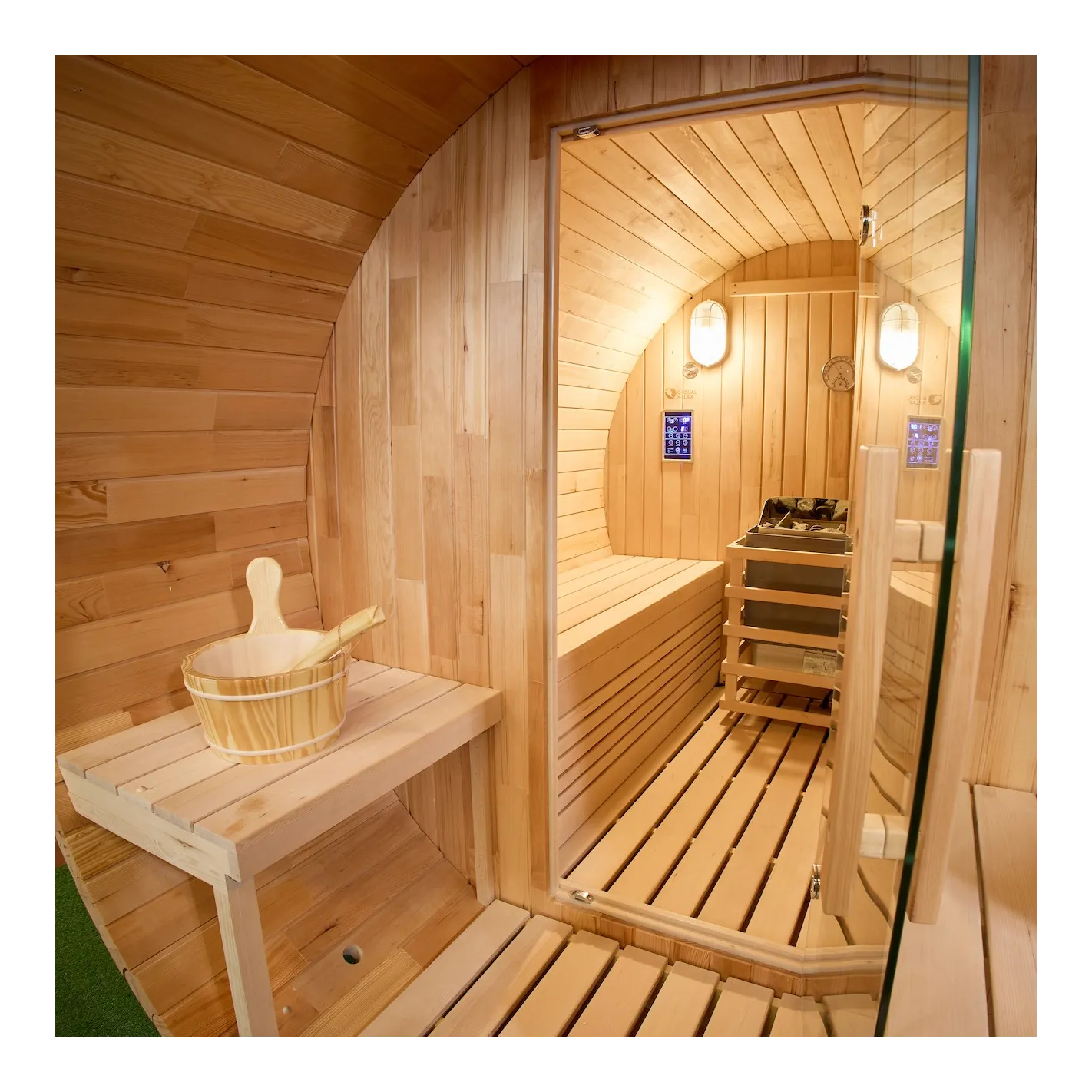 DHARANI S6 OUTDOOR - Sauna corps entier 6 personnes