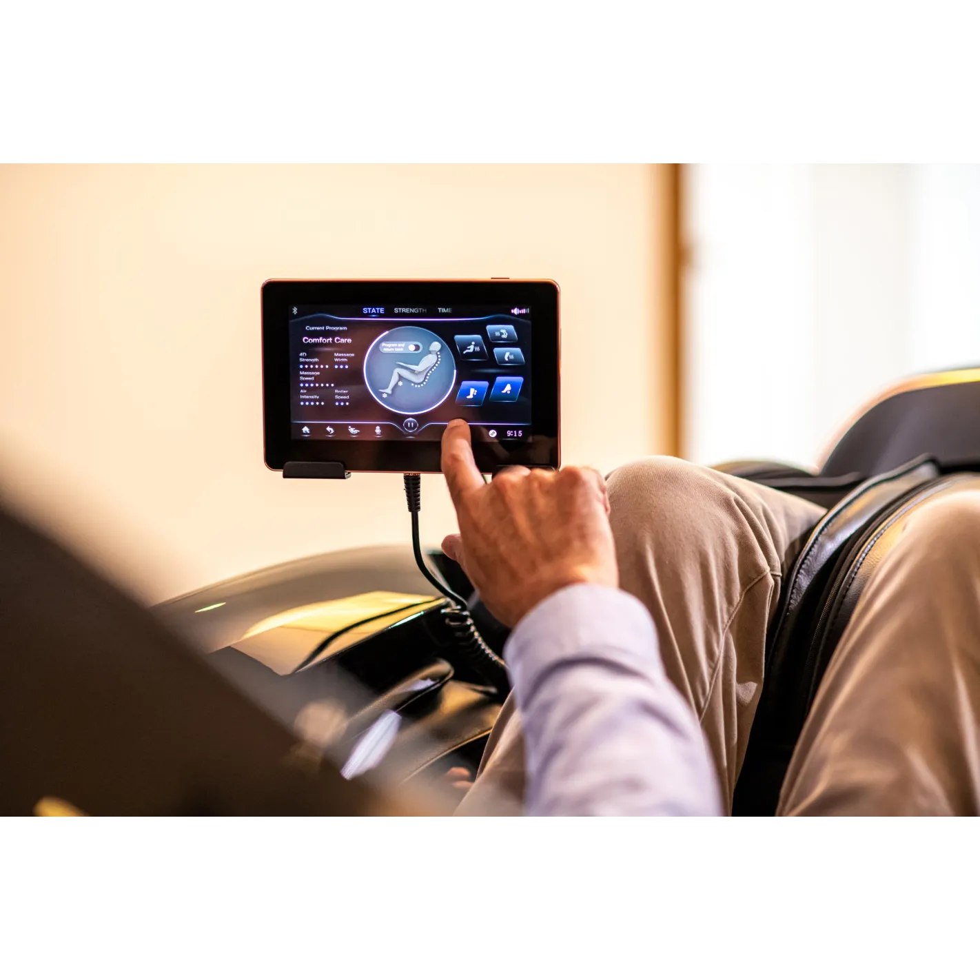 SAMADHI Sillón de Masaje 6D|Control por Voz I 20 Programas I LED