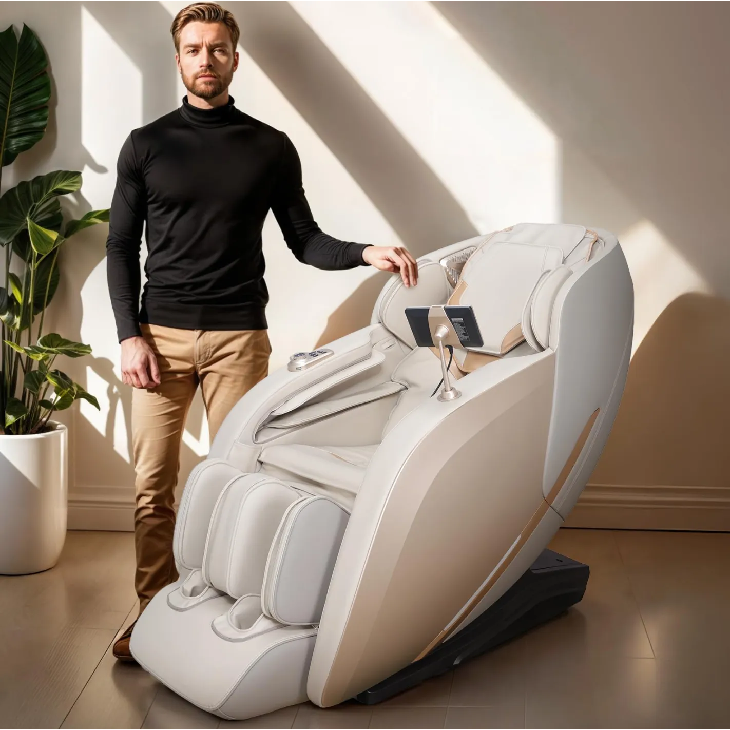 SAMSARA Fauteuil de Massage 3D I 9 Types de Massage | Thermothérapie