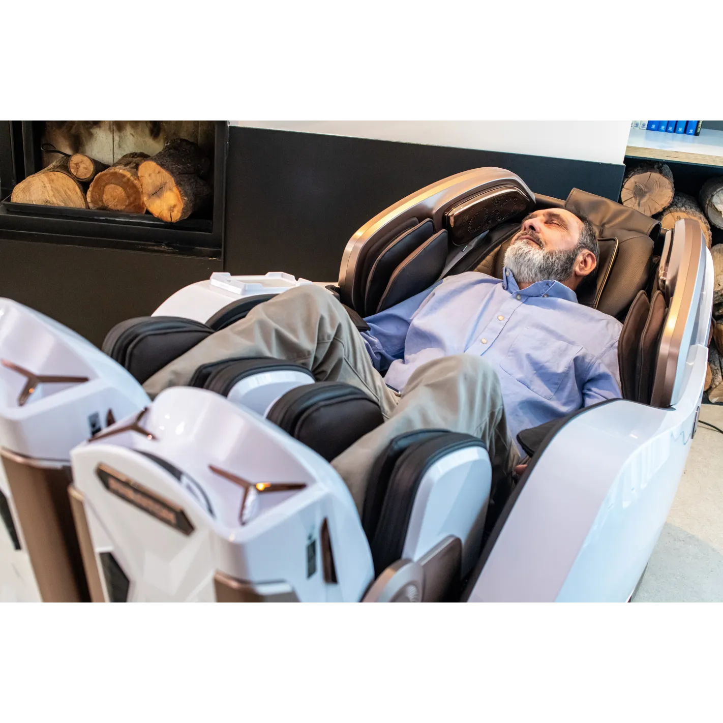 CENTURION Phantom Massage Chair 8D I Movimento indipendente delle gambe I Termoterapia