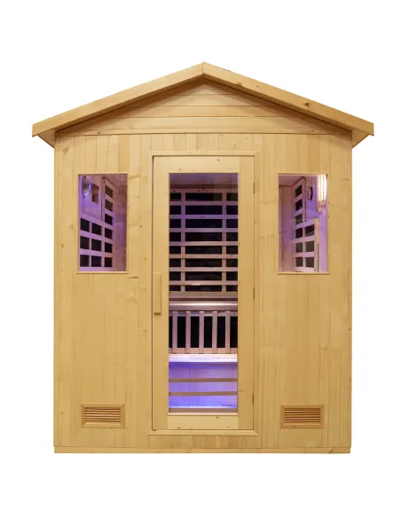DHARANI S5 Outdoor Outdoor Steam Sauna with Electric Stove for up to 5 people
