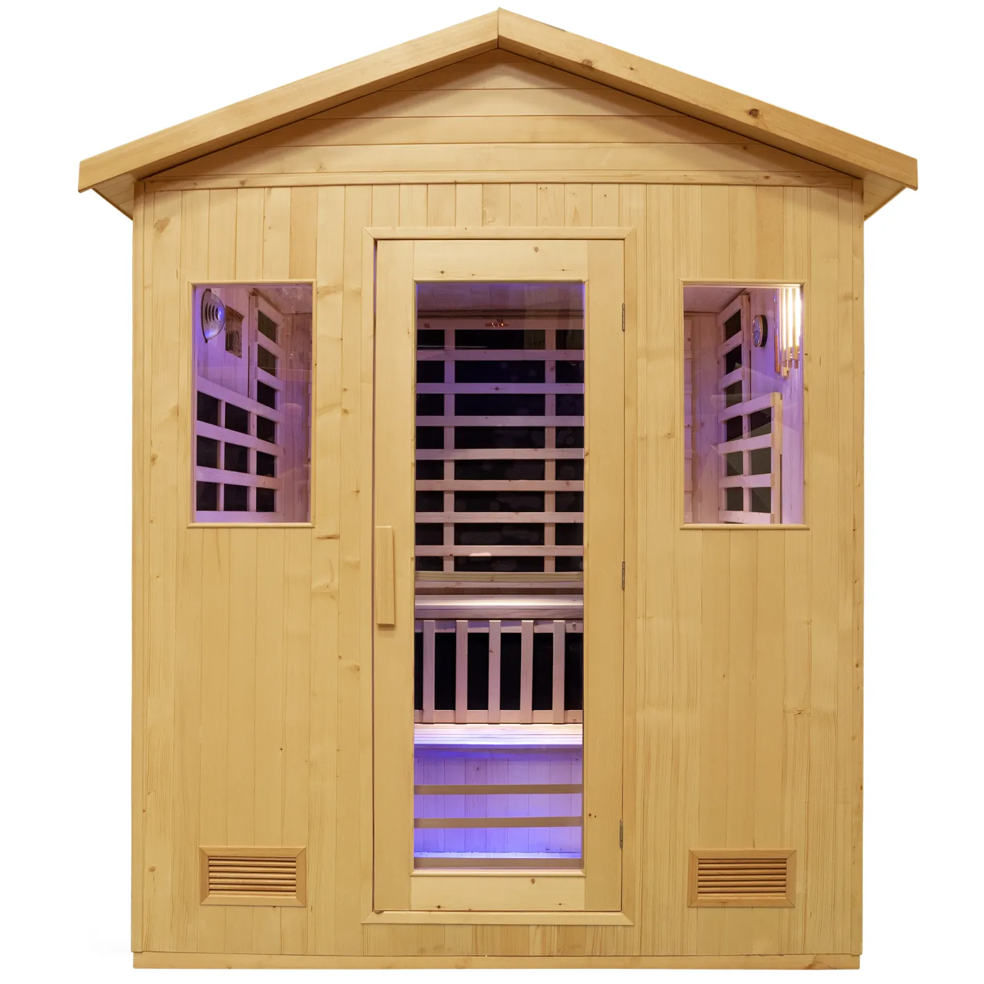 DHARANI S5 Sauna extérieur à vapeur avec cuisinière électrique jusqu'à 5 personnes