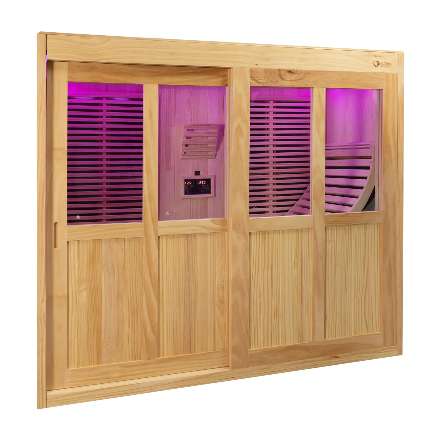 DHARANI S1 PLUS 1-persoons Reclining Binnensauna I Koolstofpanelen