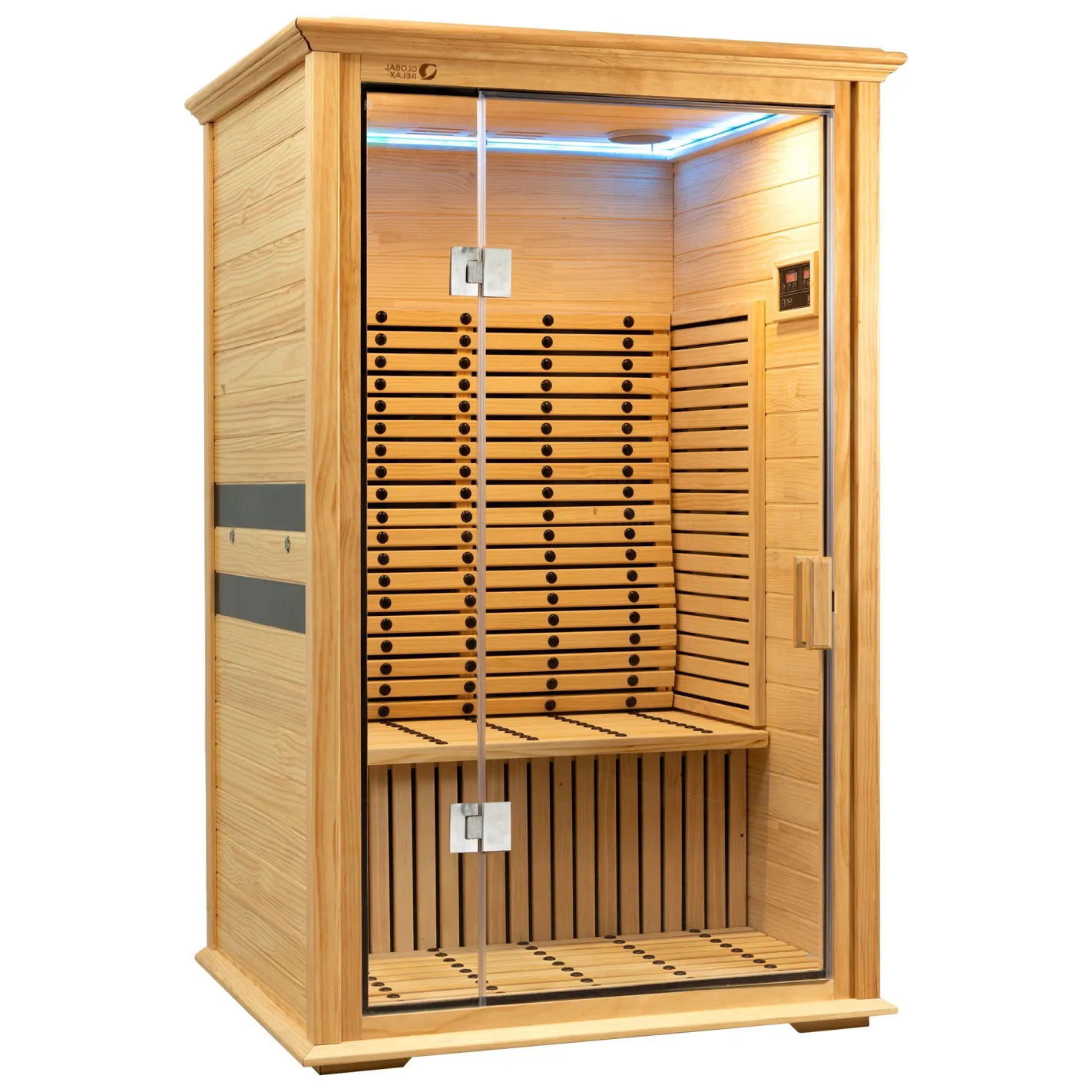 DHARANI S2 Sauna de Piedras de Carbono para 1 ó 2 personas  | USB I Radio