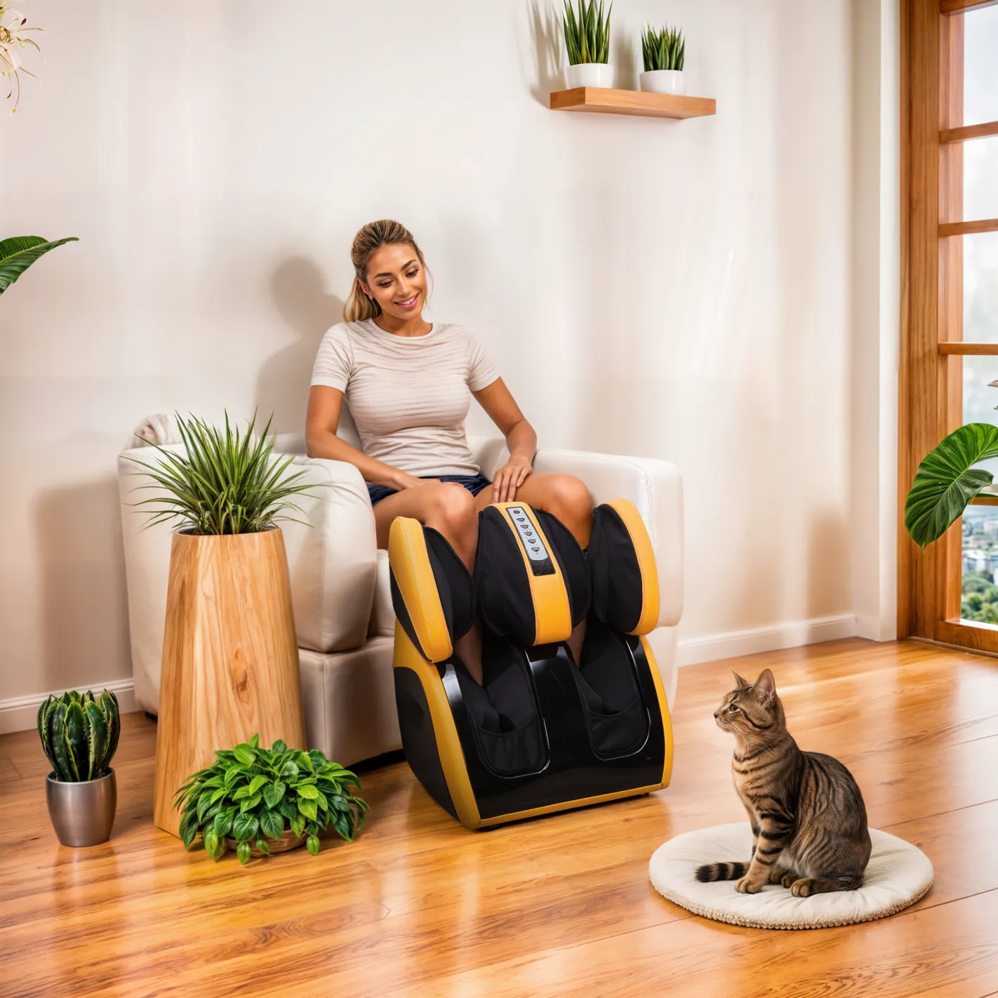 VITALZEN PLUS : Electric Massager for Feet, Legs, Thighs and Knees