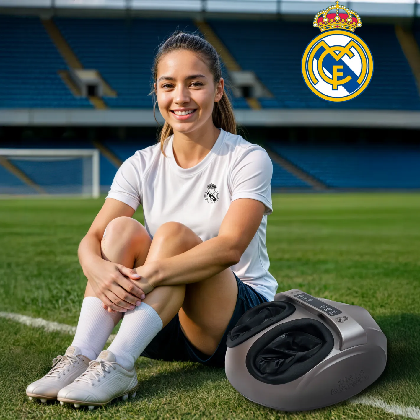 RM COMFORT Massajador de pés elétrico oficial do REAL MADRID