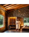 DHARANI VAPOR Sauna de interior de 2 Personas - Estufa electrica