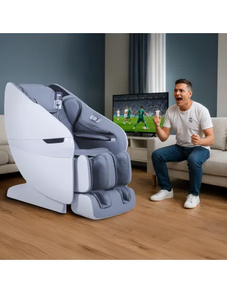 Sillón de masaje ELITE Pro 4D - Producto oficial REAL MADRID