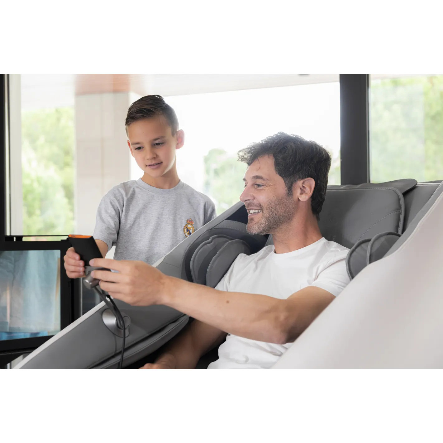 Fauteuil de Massage 4D Édition Limitée ELITE PRO Officiel Real Madrid