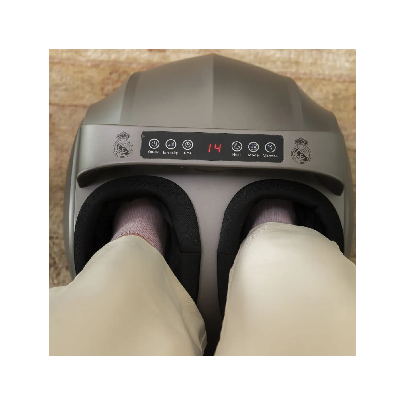 Massageador de Pés e Pernas CONFORT – Produto oficial REAL MADRID