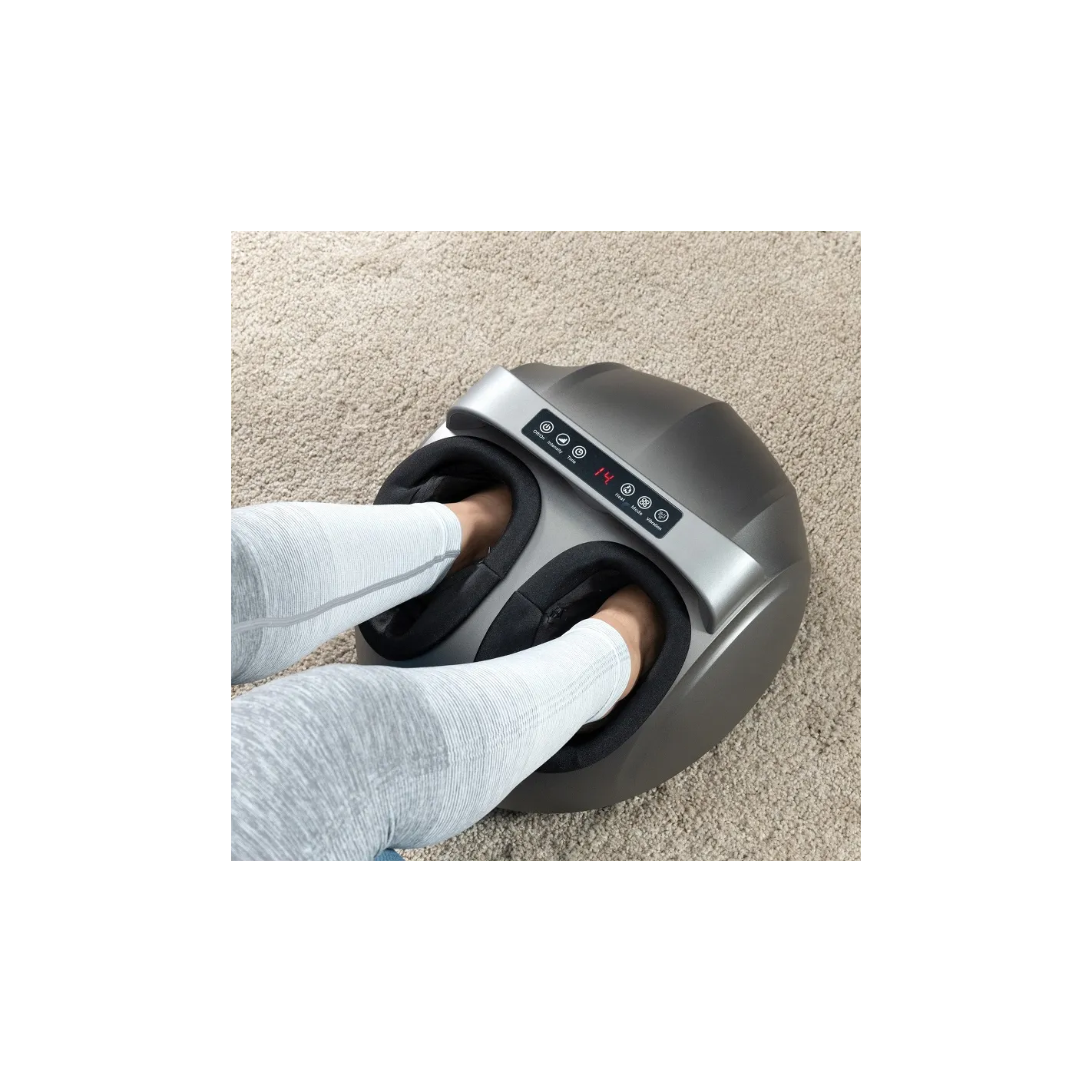 VITALZEN MINI PREMIUM Fußmassagegerät mit Pressotherapie I Kompression