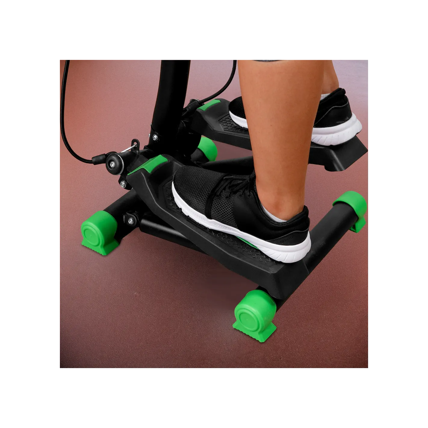 EKA Stepper Twist Pedaleador con Manillar de ejercicio I Bicicleta estatica