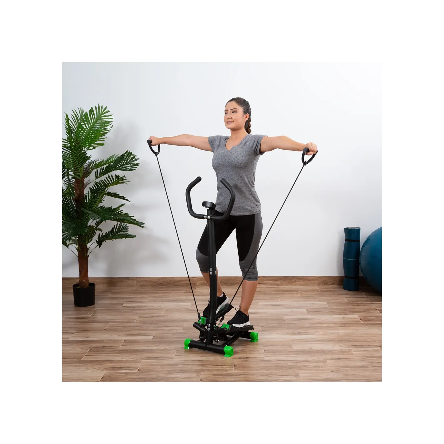 EKA Stepper Twist Pedal Exerciser With Handlebars I Exercise Bike EKA Stepper Twist Pedal Exerciser With Handlebars I Exercise Bike