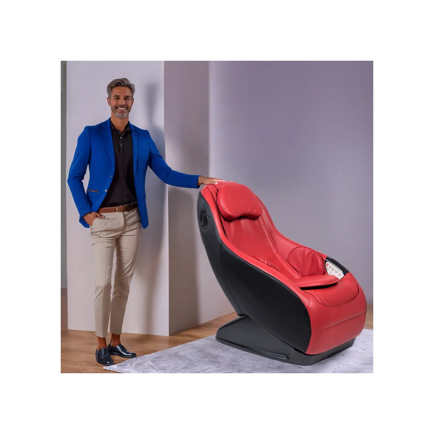 GURU Sedia per massaggi e relax | 3 modalità di massaggio | Pressoterapia