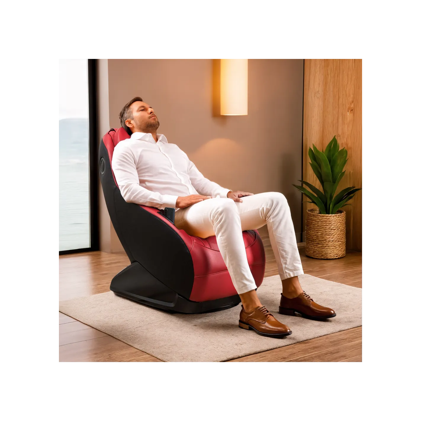 GURU Sillón de Masaje y Relax | 3 Modos de Masaje | Presoterapia