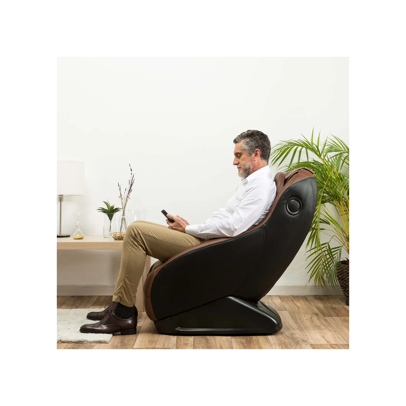 Fauteuil de massage et de relaxation GURU | 3 modes de massage | Pressothérapie