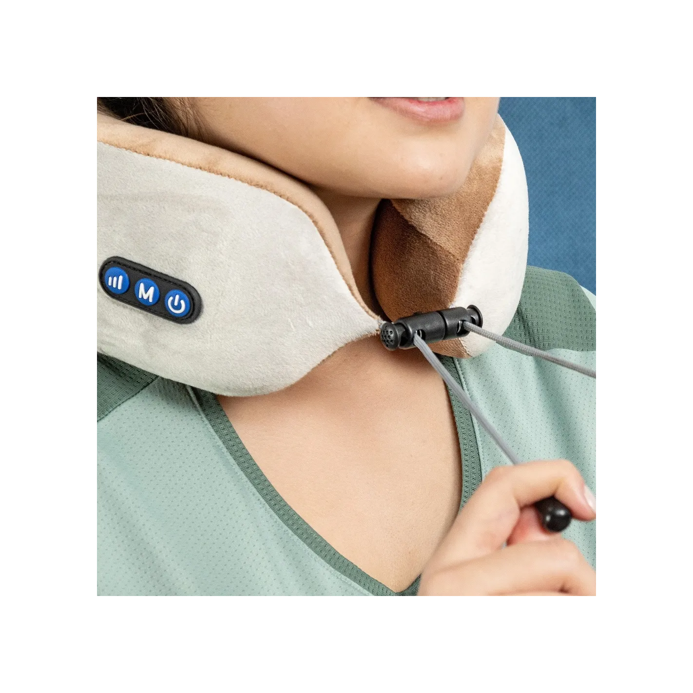 TENZO MINI Nekmassagekussen | 6 massagestanden | Ergonomisch kussen