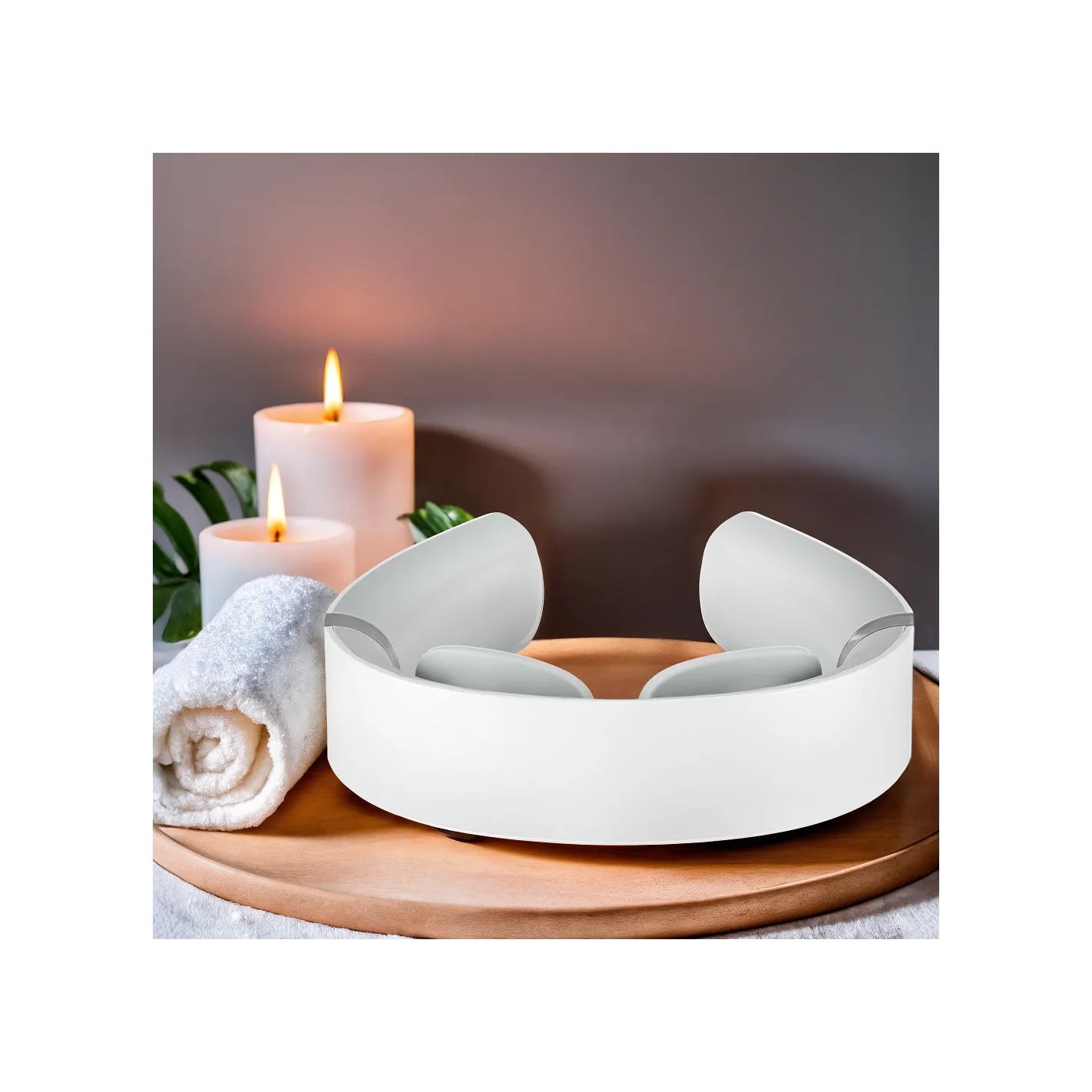 TEISHO Massajador de pescoço elétrico I Portátil - Sem fios I Termoterapia