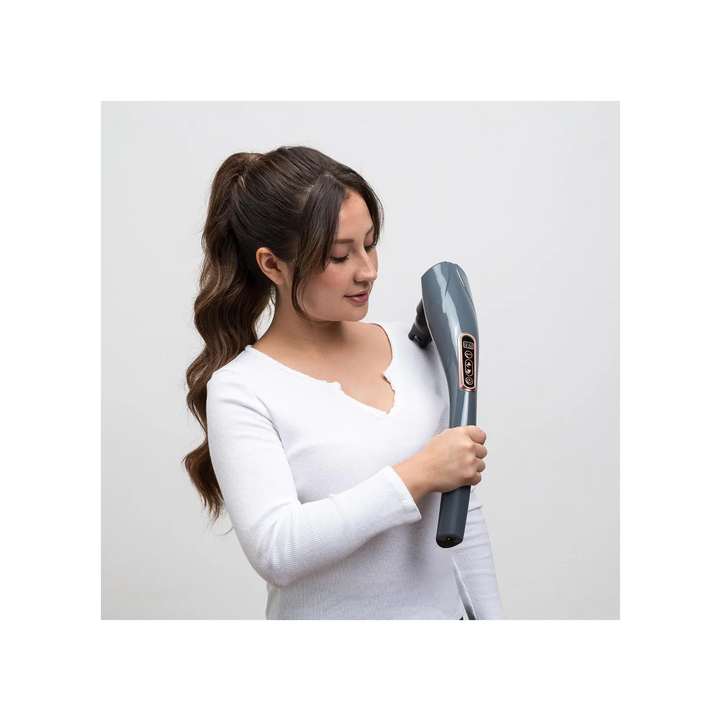 Masseur corporel sans fil multifonctionnel EGO I Percussion I Ecran LCD