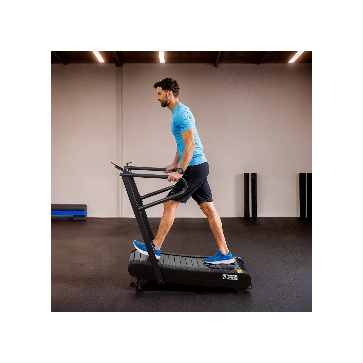 KEIZAN® CURVED Cinta de correr manual - Funciona sin electricidad
