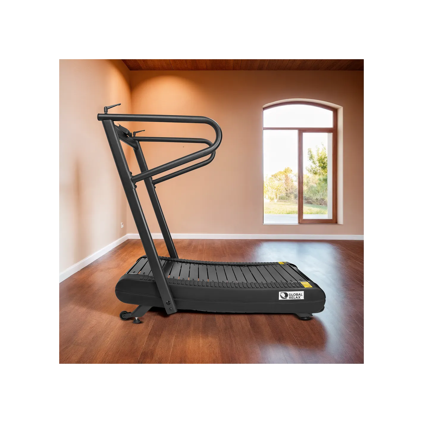 KEIZAN® CURVED Manual Treadmill – Works Without Electricity