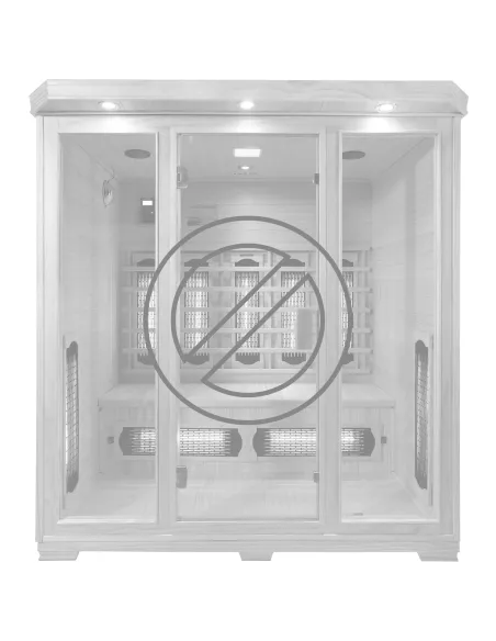 DHARANI S4 PLUS Indoor infrared sauna for 4 people