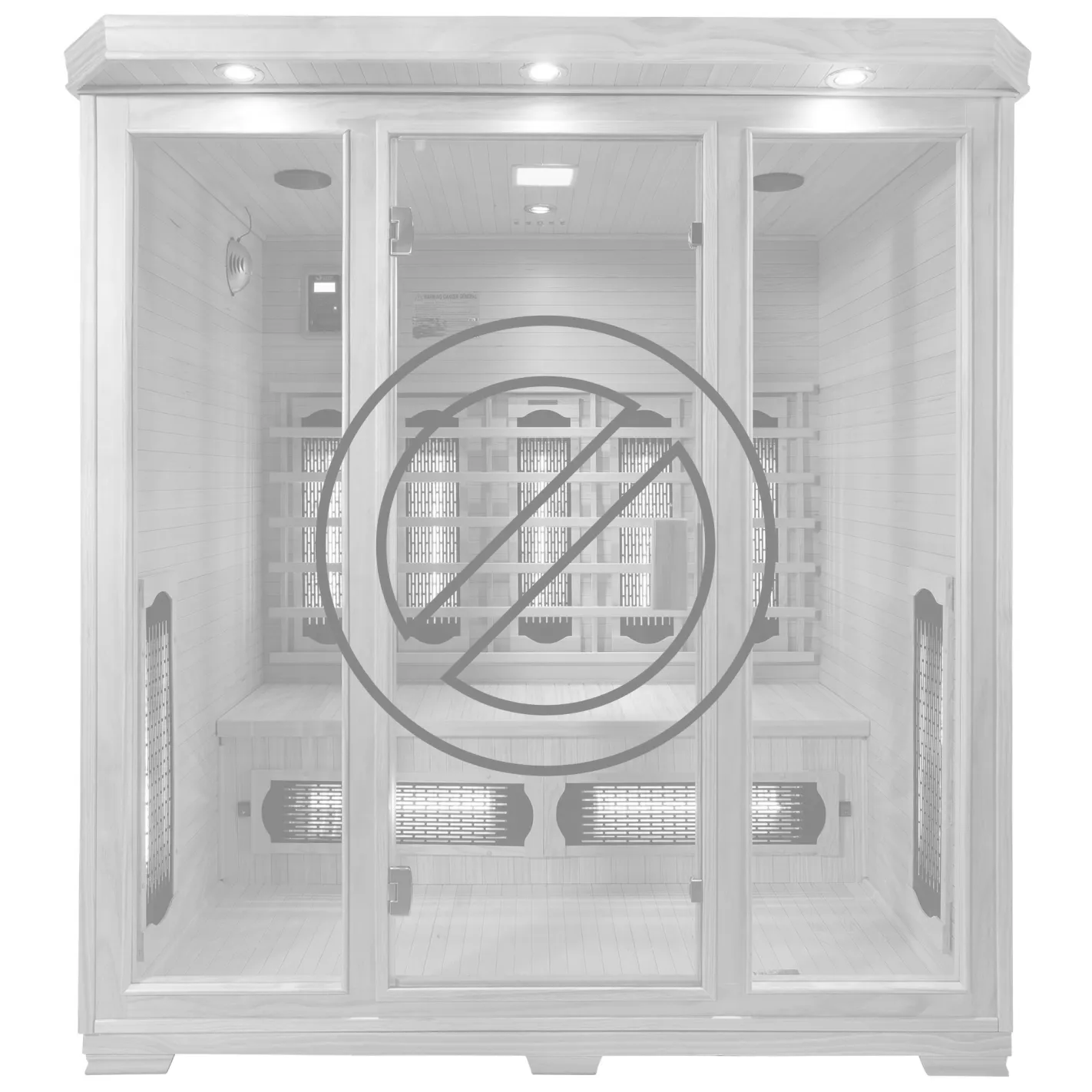 DHARANI S4 PLUS Sauna infrarouge d'intérieur pour 4 personnes