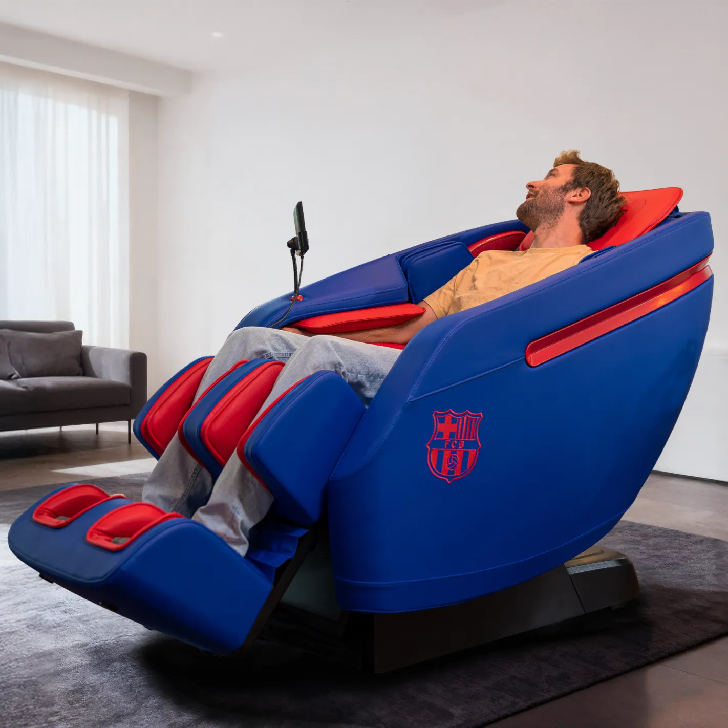 Sillón de Masaje INSPIRE 3D Producto Oficial FC BARCELONA | Gravedad 0