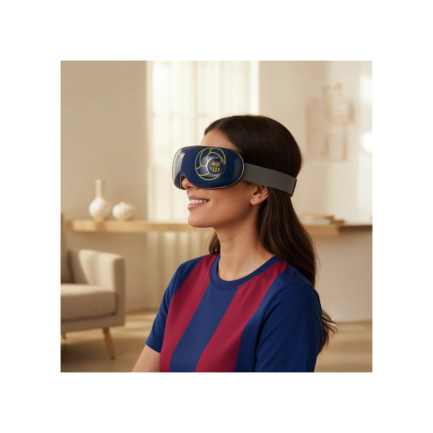 Lunettes de massage SERENITY – Produit officiel du FC BARCELONE | Masseur pour les yeux