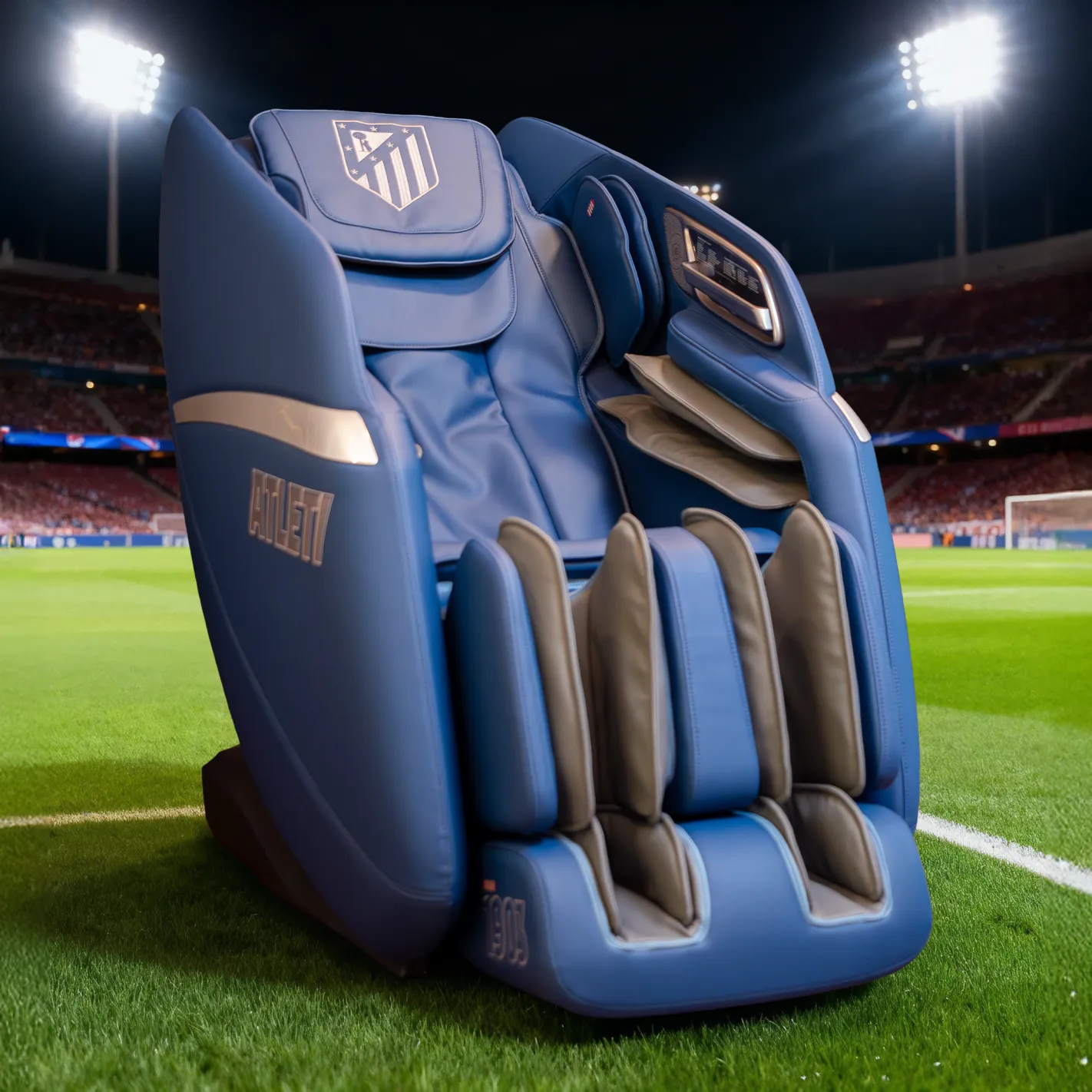Fauteuil de massage Essential Atleti 4D - Produit officiel ATLETICO MADRID