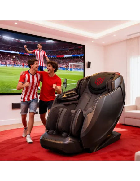 DYNAMIC ATLETI 9D Massage Chair - Official ATLETICO MADRID Product