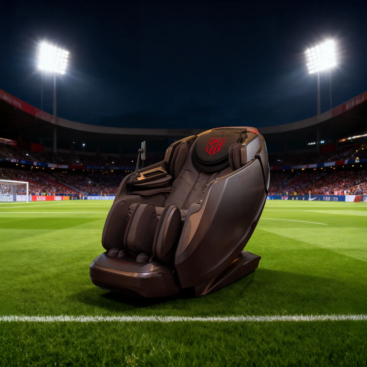 Fauteuil de massage DYNAMIC ATLETI 9D - Produit officiel ATLETICO MADRID