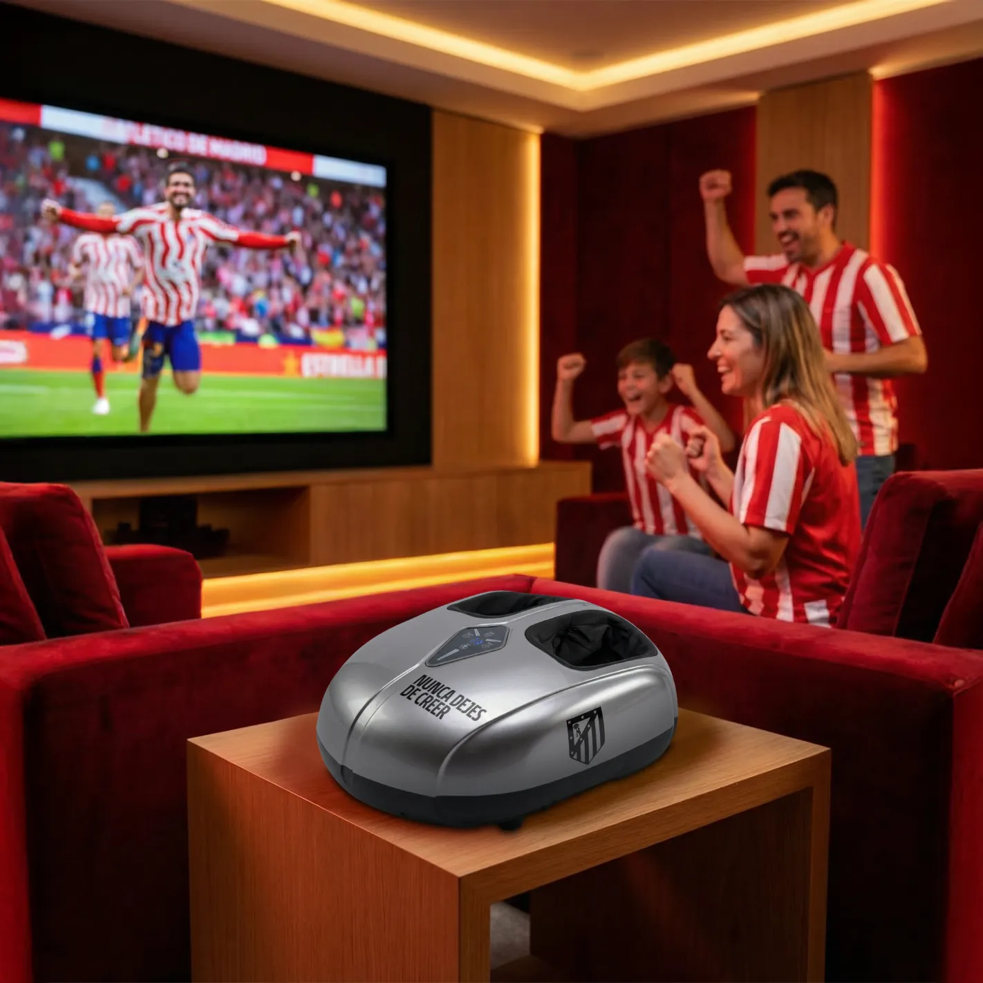 RELAX ATLETI voetmassageapparaat - Officieel product van ATLETICO MADRID