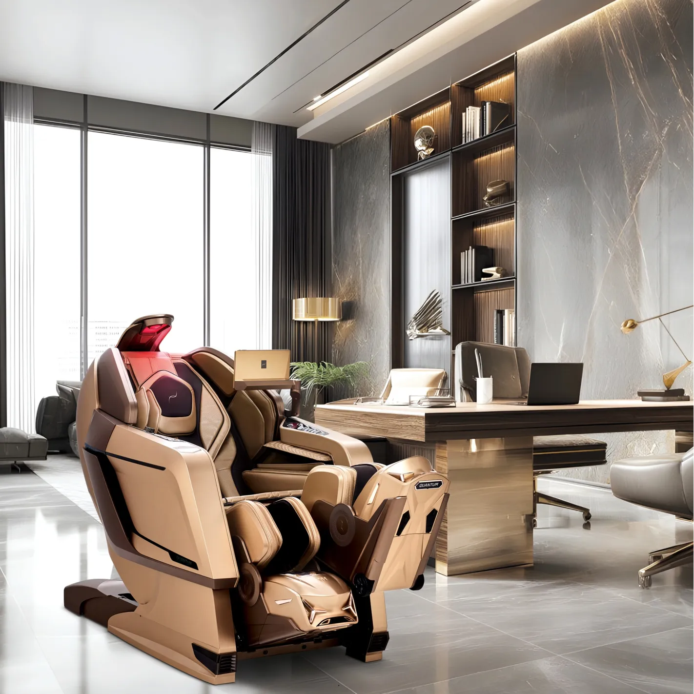 Fauteuil de Massage QUANTUM BEAUTY CAPSULE (12D) IA I Haut-parleurs Bang & Olufsen