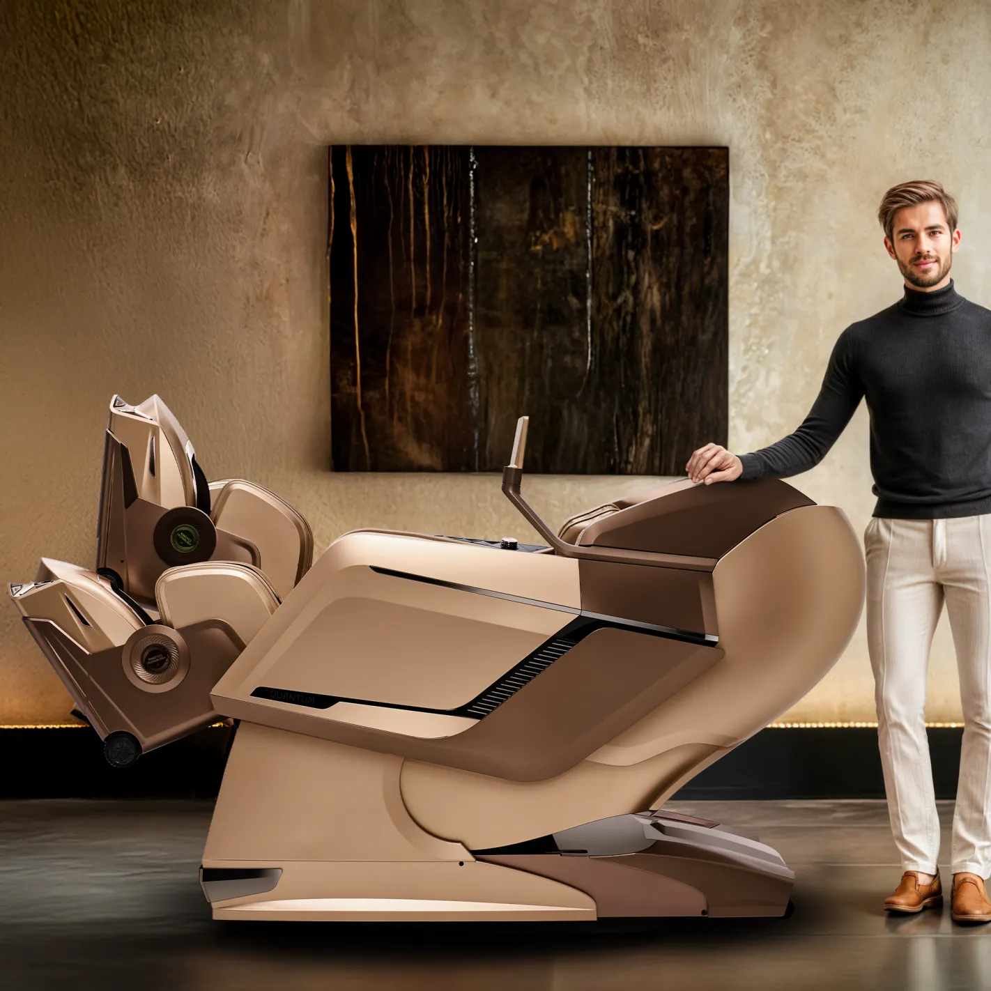QUANTUM BEAUTY CAPSULE (12D) Sillón Masaje I Altavoces Bang & Olufsen