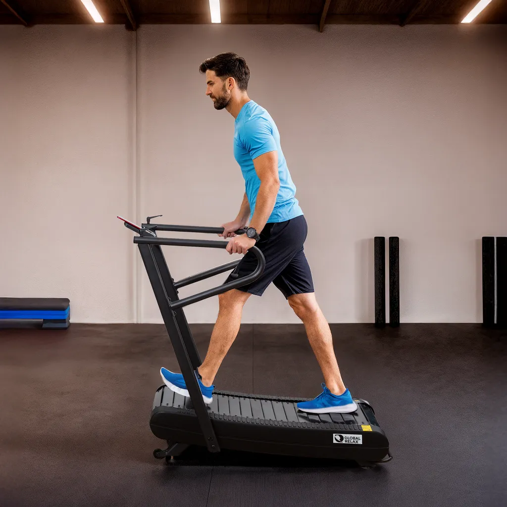 KEIZAN® CURVED Tapis de course manuel Fonctionne sans électricité — free download